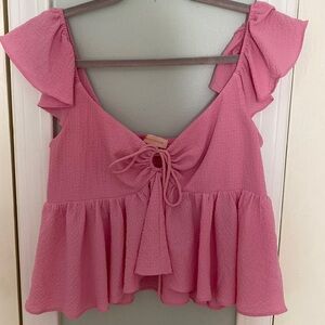 Urban outfitters pink top size S